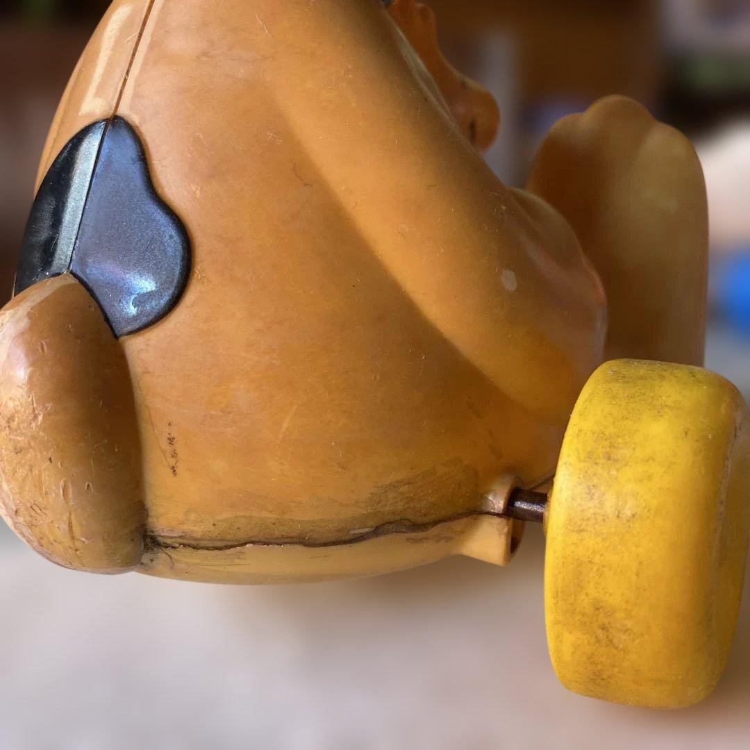 1958〜1966's スヌーピー 耳が回転するプラスチックおもちゃ