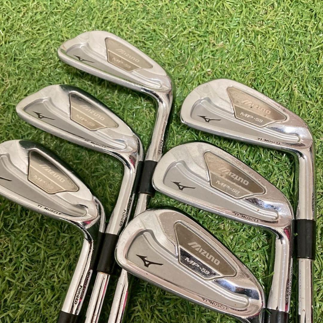 希少　MIZUNO ミズノ MP-59 アイアンセット　6本　メンズゴルフ