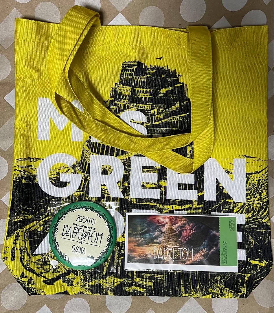 Mrs. GREEN APPLE トートバッグ