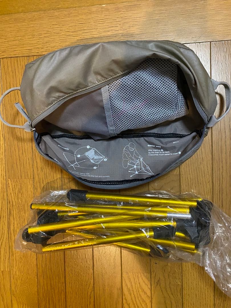 ヘリノックス　Helinox アウトドア　グレー　ポータブル　チェアワン　GY