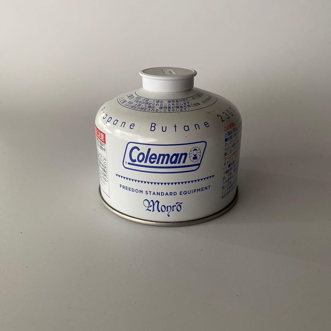 未使用 希少 Colemanガス缶 モンロー インディゴレーベル コールマン