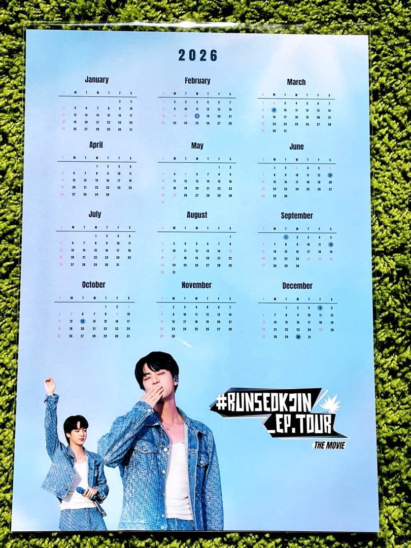 BTS JIN 映画 RUNSEOKJIN 韓国 特典 ジン トレカ ポスター