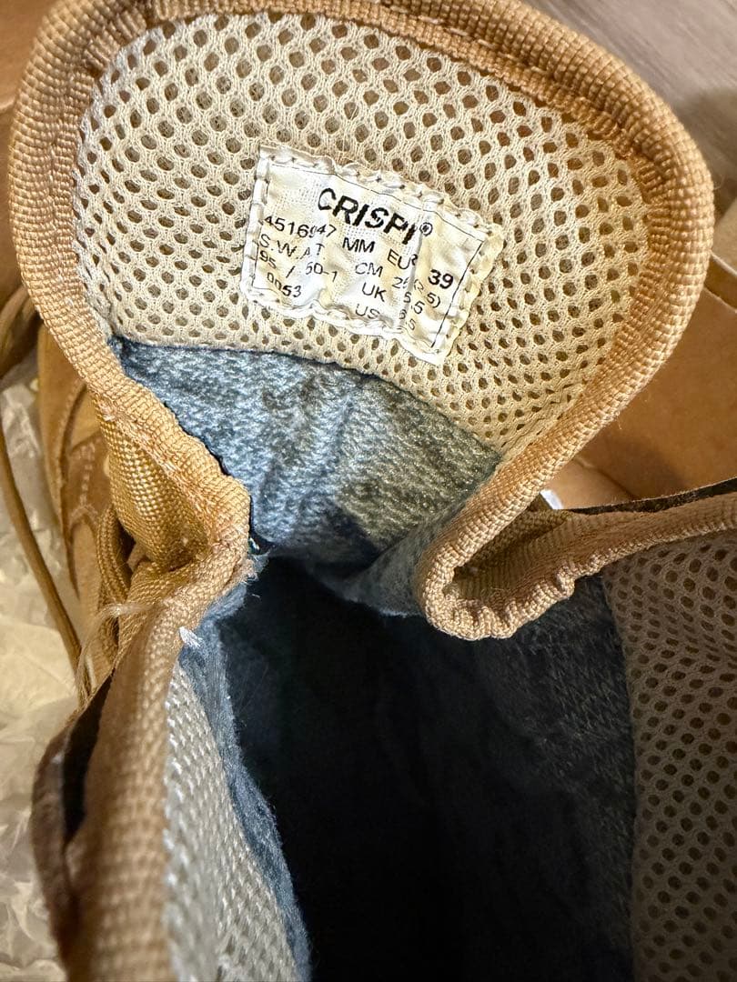 CRISPI SWAT GTX ベージュ ブーツ 25cm