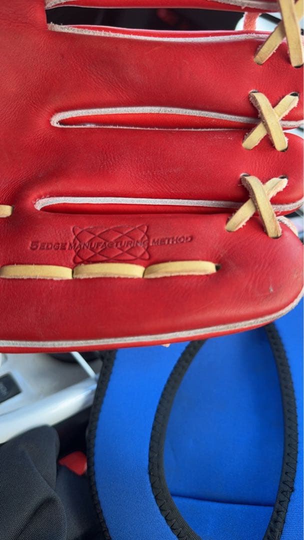 SSK レッド 軟式グローブ