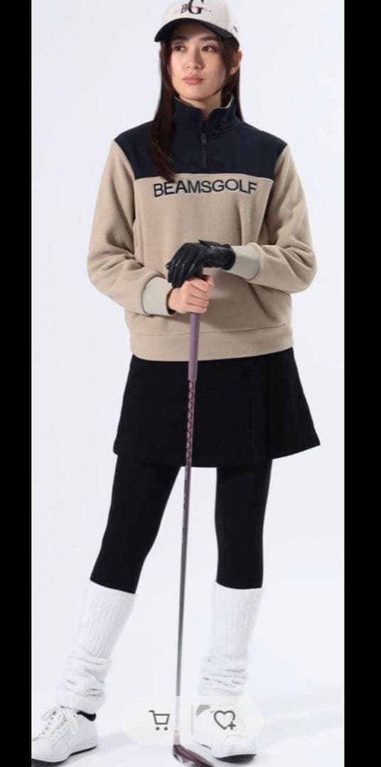 りんりんさん専用　ORANGE LABEL /ボアフリース ハーフジップ