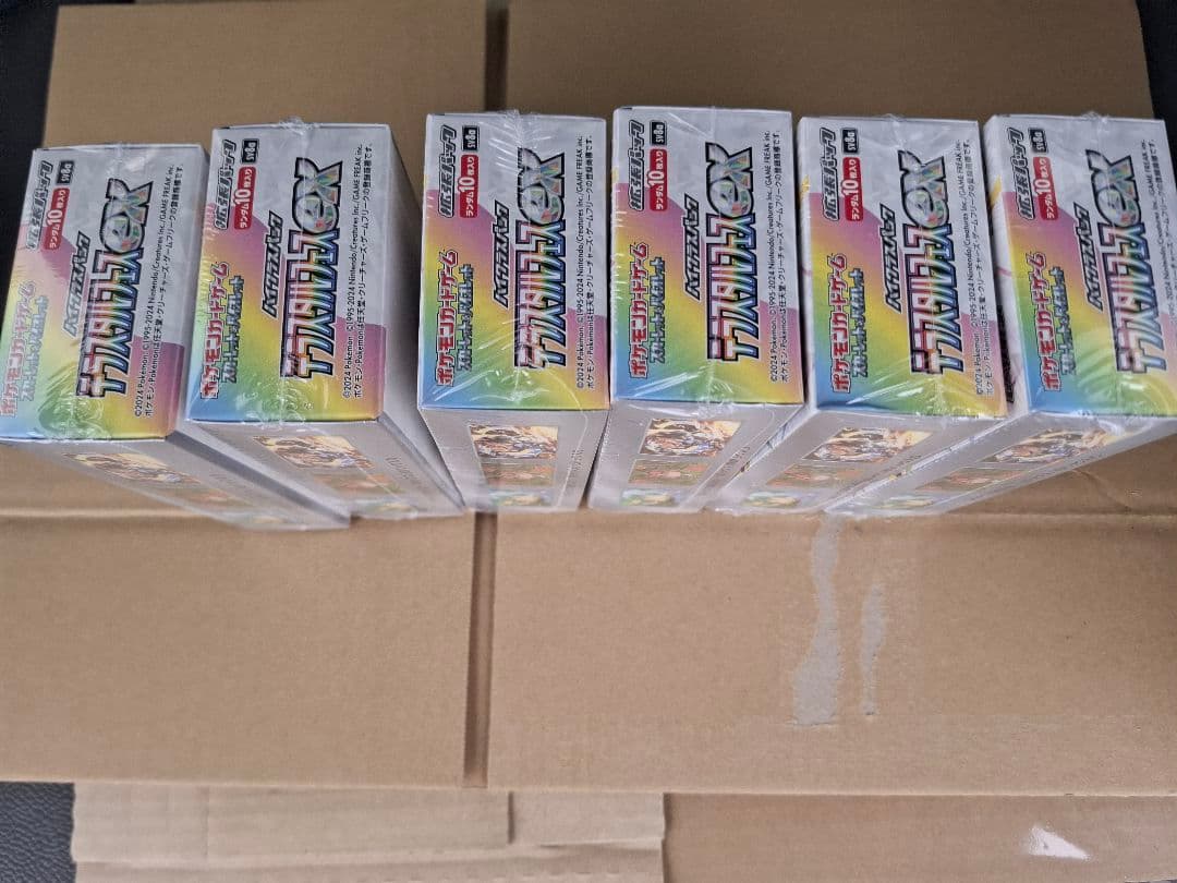 ポケモンカードテラスタルフェス6box　シュリンク付き