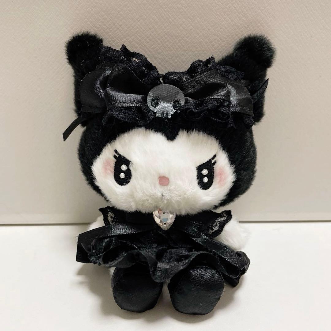 サンリオ 真夜中のメロクロ クロミ ぬいぐるみマスコットキーホルダー