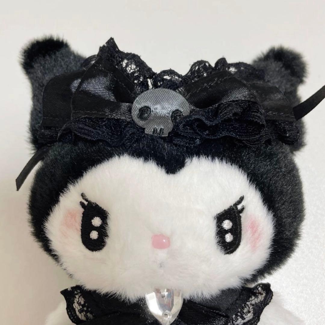 サンリオ 真夜中のメロクロ クロミ ぬいぐるみマスコットキーホルダー