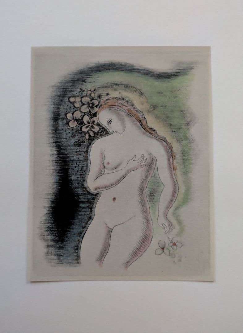 a長谷川潔の500部限定作品　真作保証