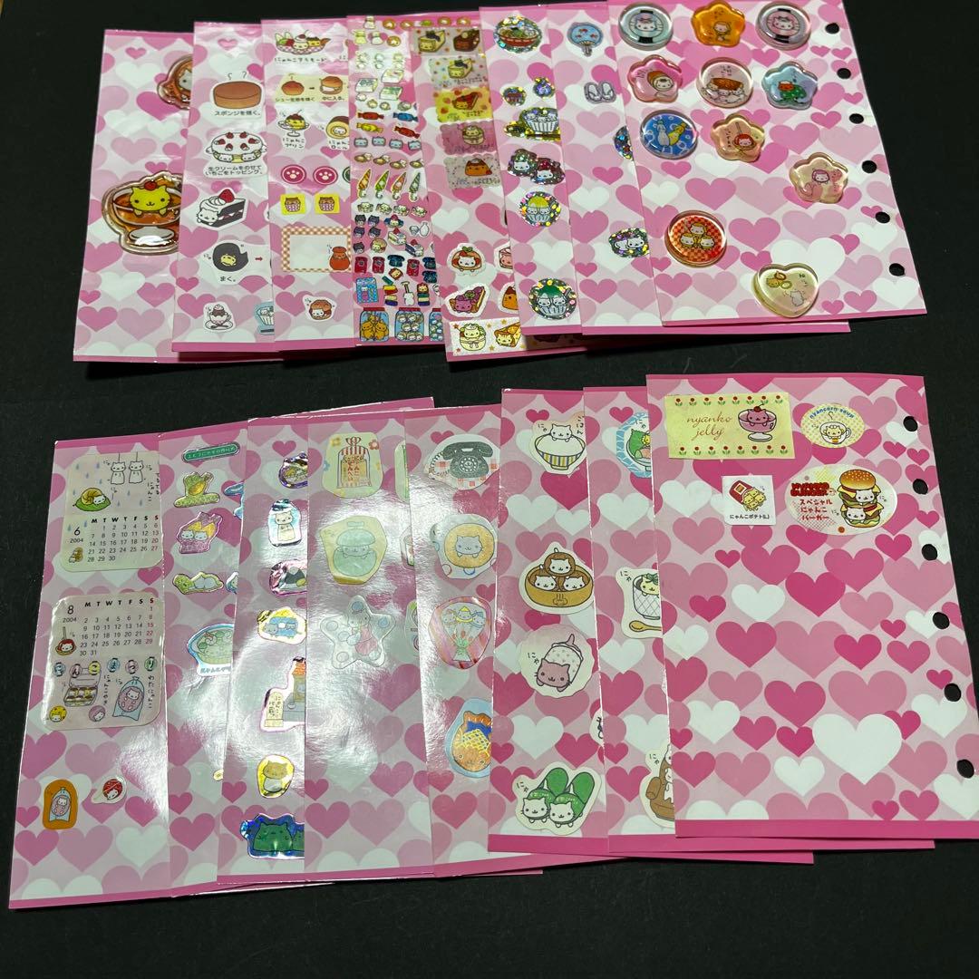 にゃんにゃんにゃんこ　平成レトロシールまとめ売り