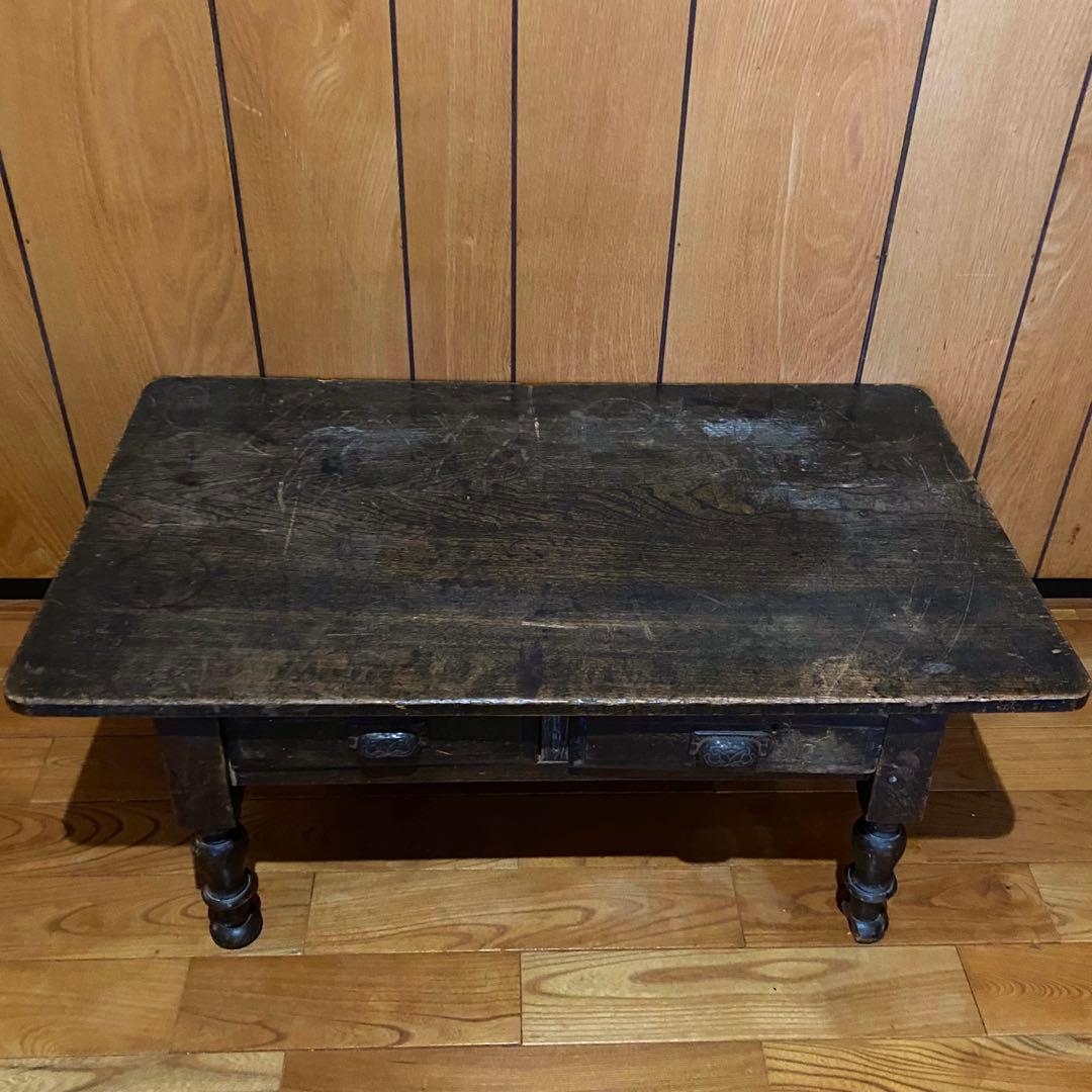 ●アンティーク 文机 テーブル ローデスク 家具天然木 古道具 骨董