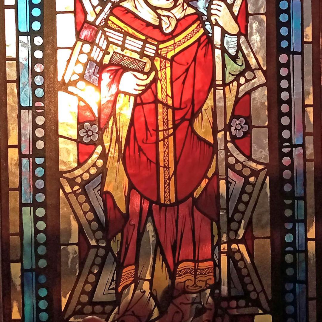 メトロポリタン美術館 聖ニコラウス ステンドグラス グラスマスターズ社クリスマス