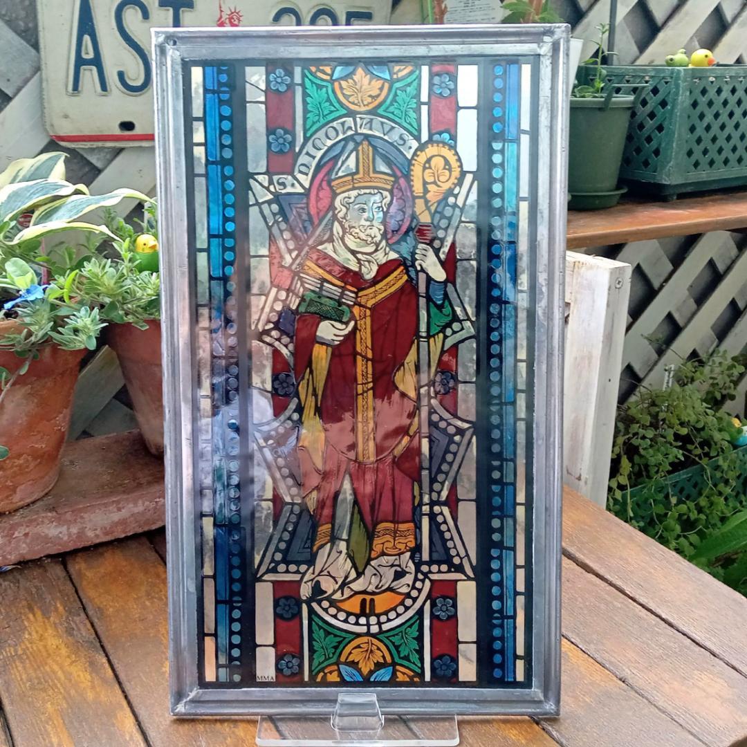 メトロポリタン美術館 聖ニコラウス ステンドグラス グラスマスターズ社クリスマス