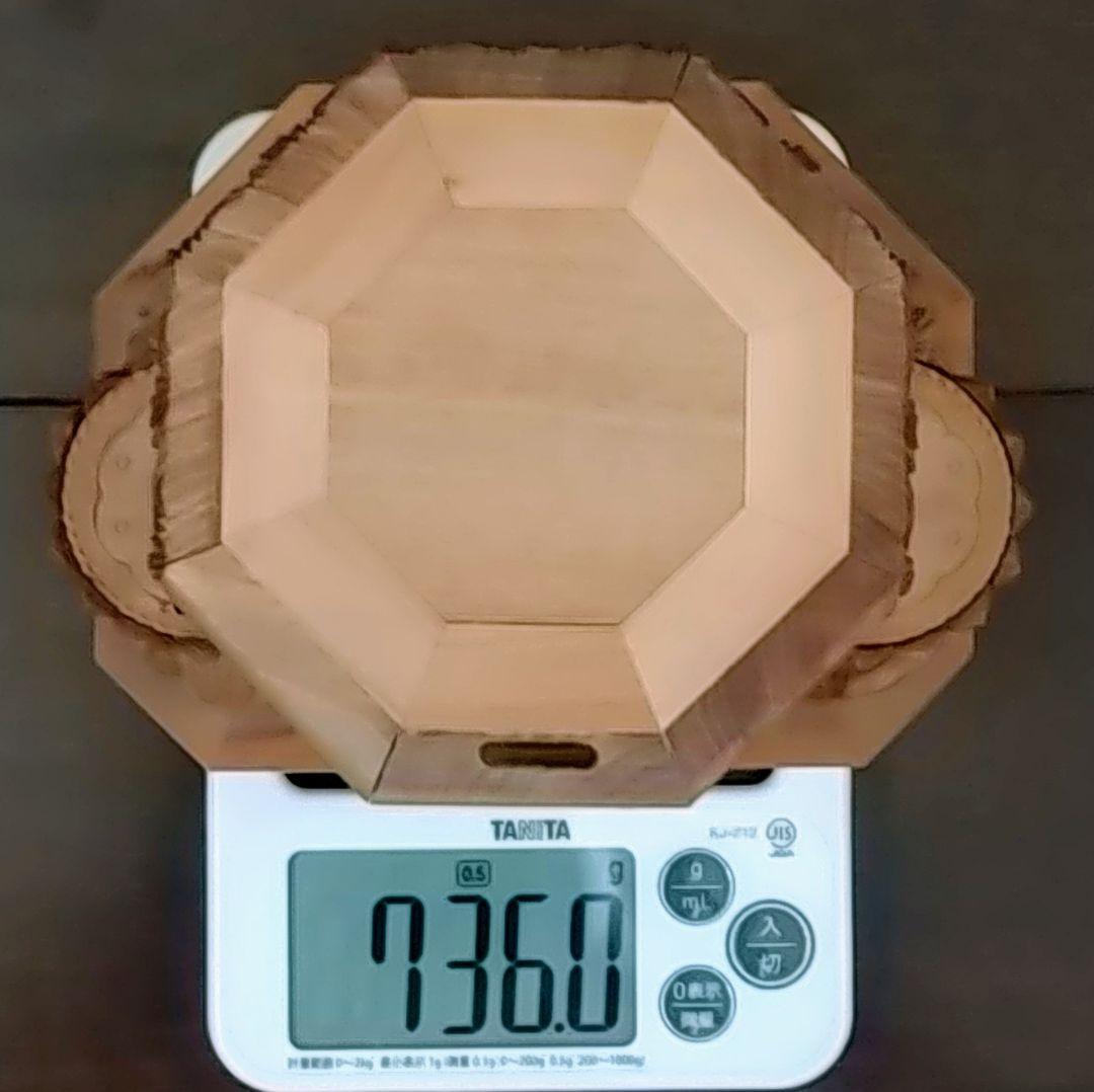 八角三尊台座　釈迦三尊用 獅子・象付き ◆白檀 木彫 仏像付属品