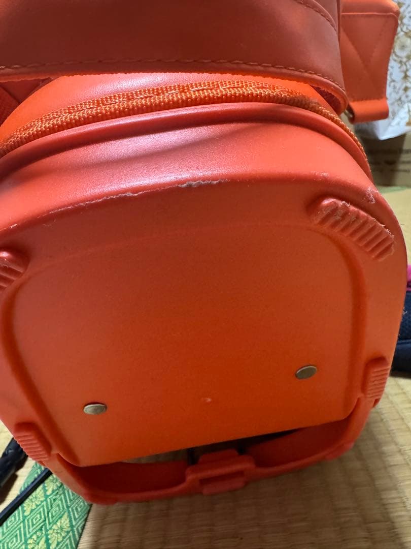 パーリーゲイツ　ゴルフ　キャディバッグ　スタンド式　オレンジ