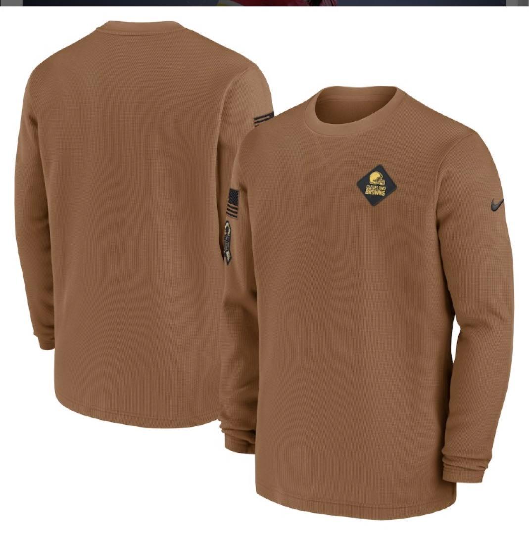 Nike ブラウン 長袖 ウォームアップウェア