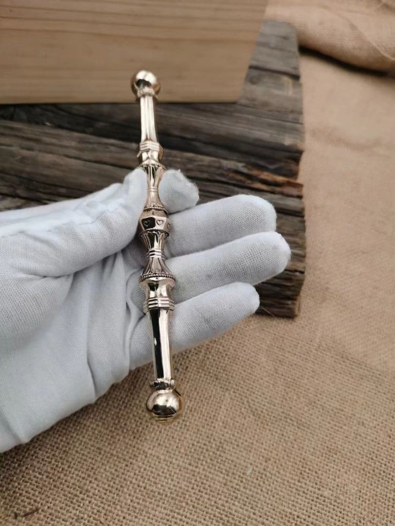 【修縁堂】密教法具 真言宗 金蓖 vajra 16.5cm 寺院用仏具