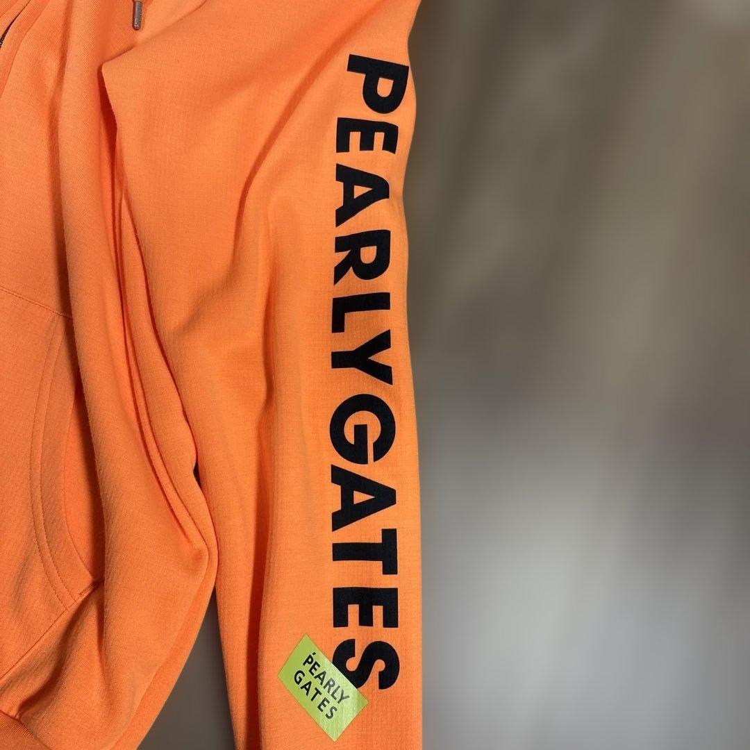 【美品】PEARLY GATES オレンジ フルジップ パーカー6