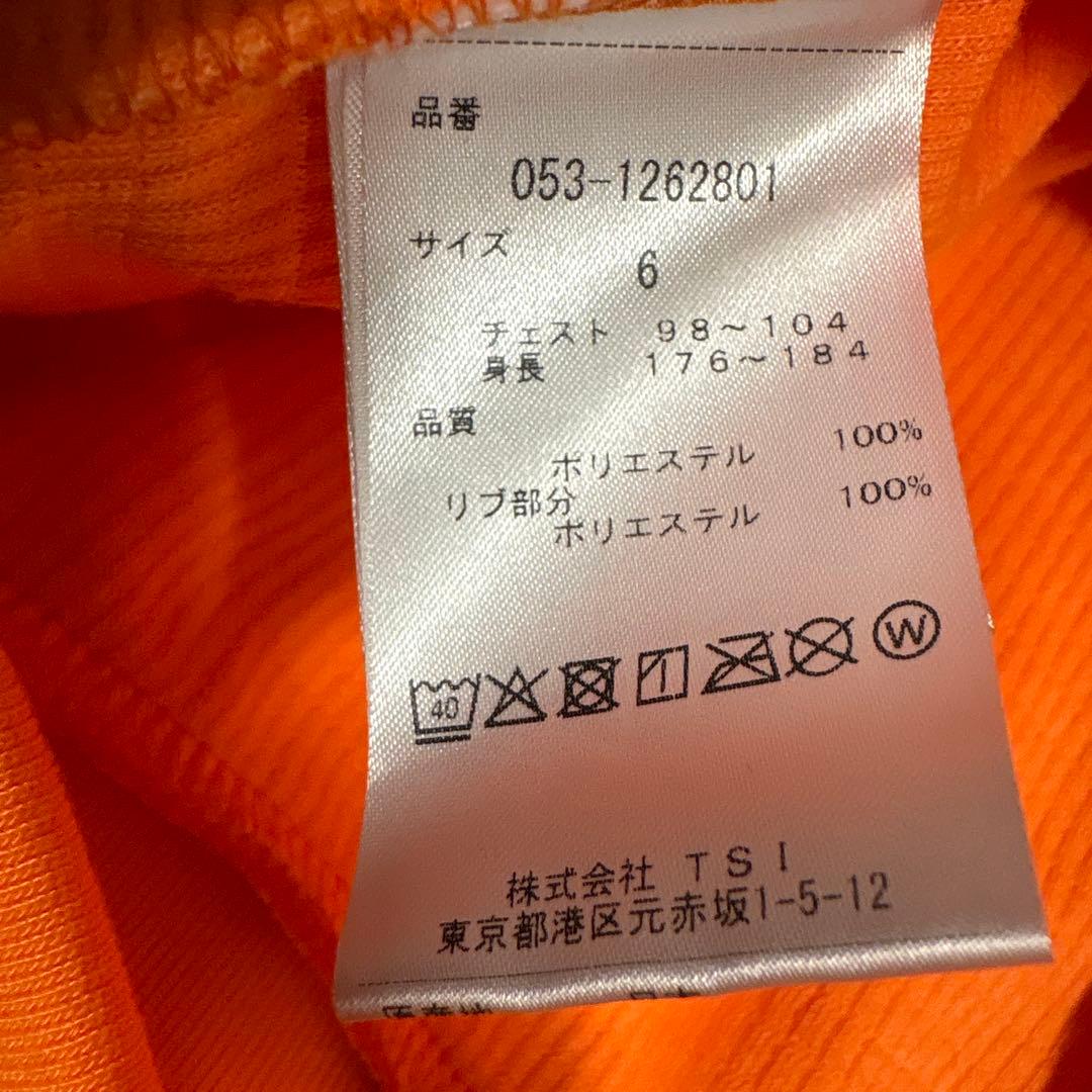 【美品】PEARLY GATES オレンジ フルジップ パーカー6