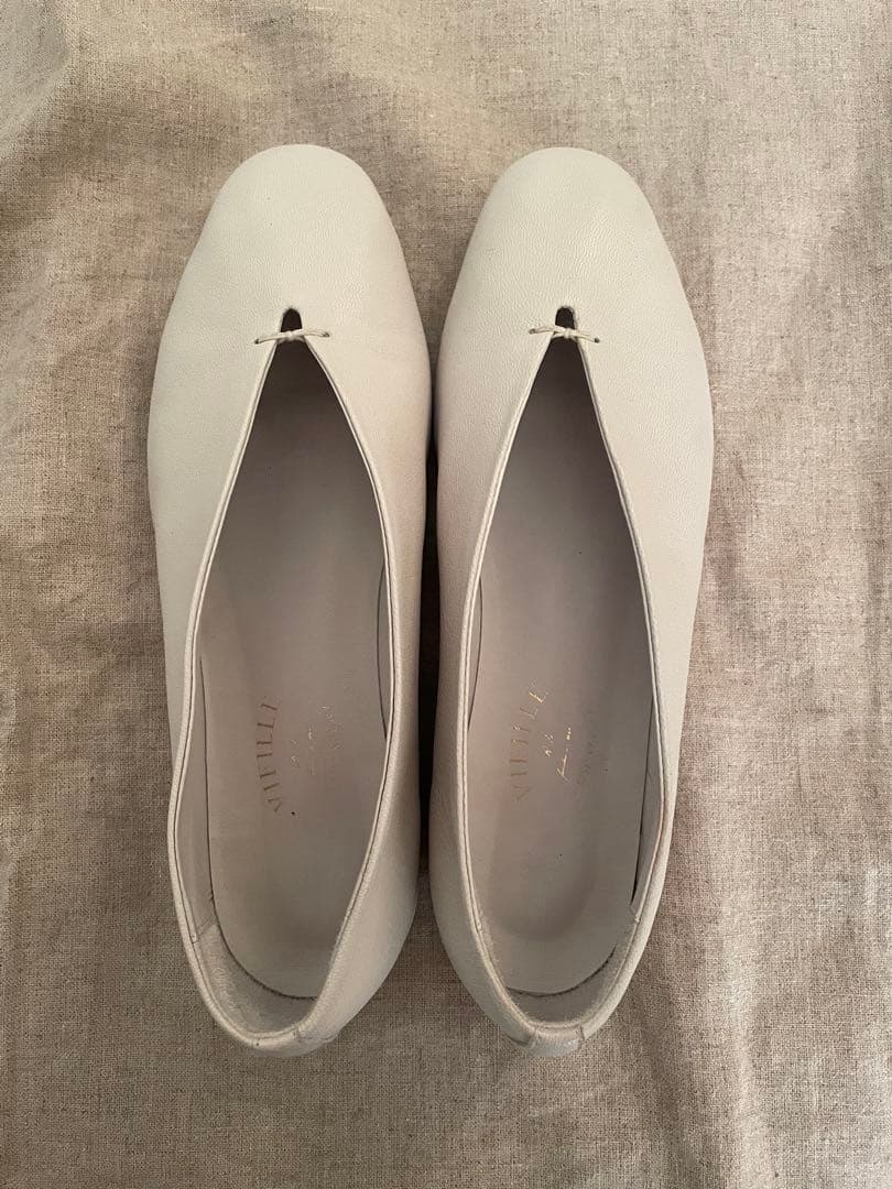 VIEILLE ヴィエイユ　Cinq サンク　白ホワイト靴　38 24センチ