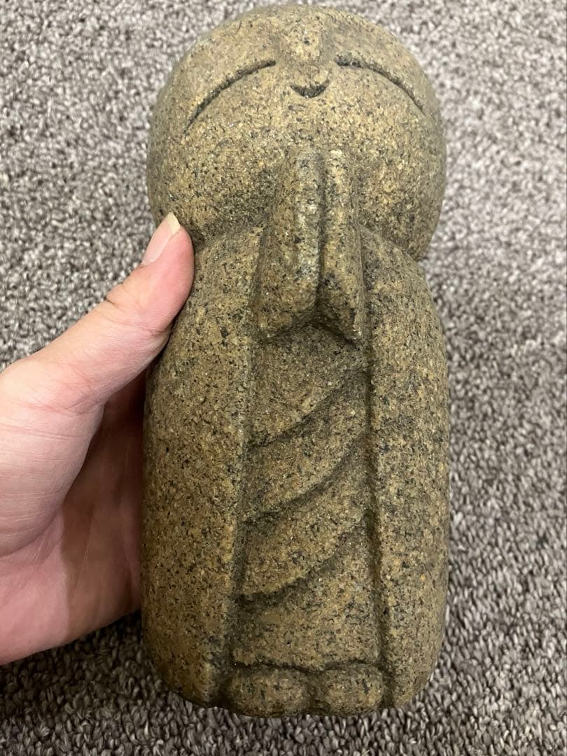 石神彫刻工房　石んこ地蔵　ありがとう　オブジェ