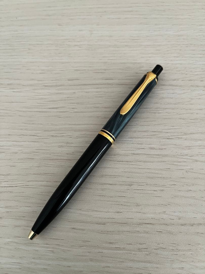 ペリカン マーブルグリーン万年筆＆ボールペンセット 箱入りインク付き