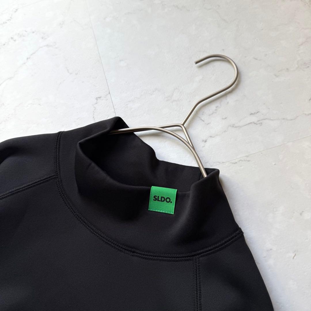 SLDO. エスルド ゴルフ ハイネックシャツ XL ブラック ロゴ