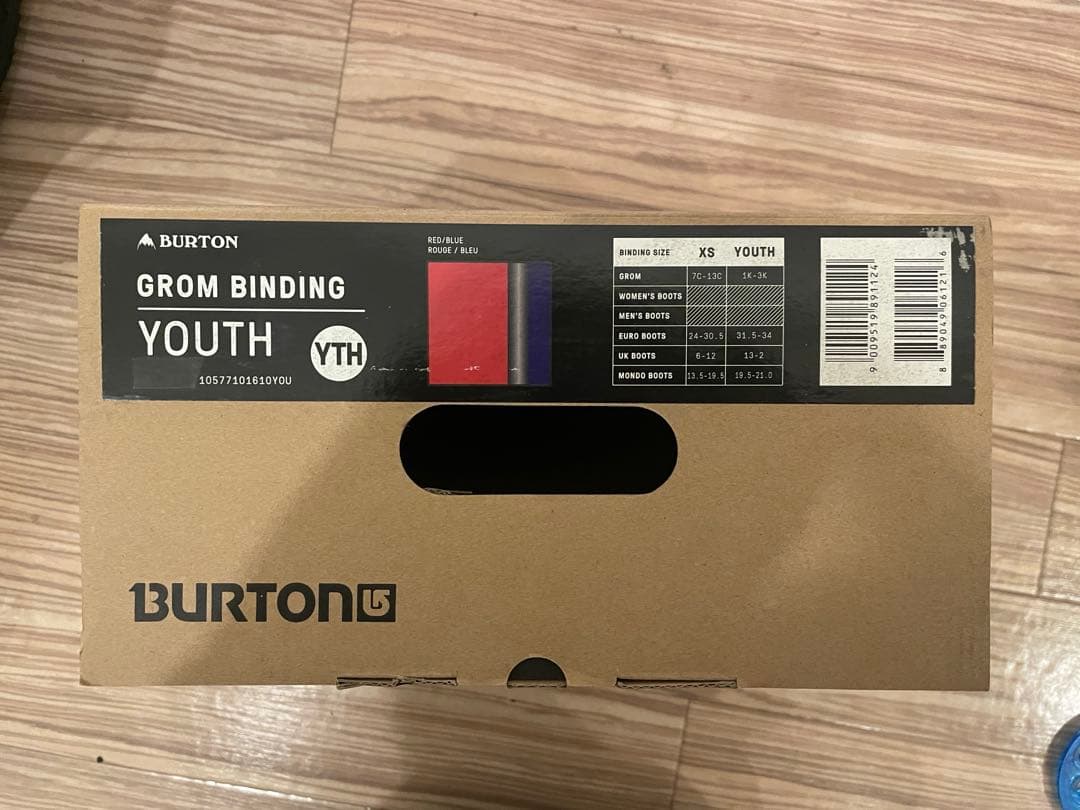 BURTON バートン ビンディング Grom グロムyouthサイズ