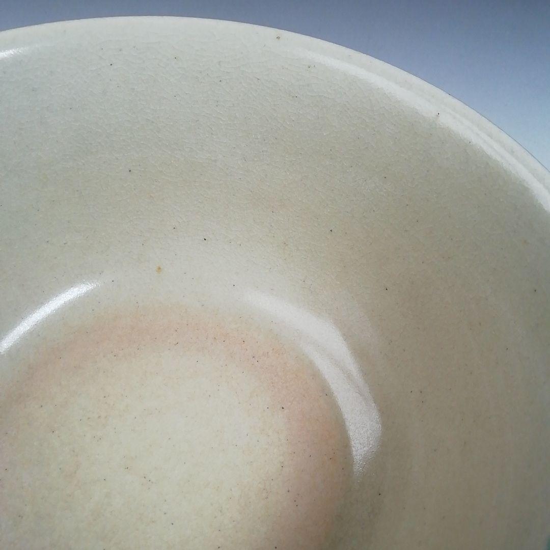 Ｔ６９６　茶碗　『色絵　柳』『淡海ぜぜ 陽炎園 造』　共箱　抹茶碗　茶道具