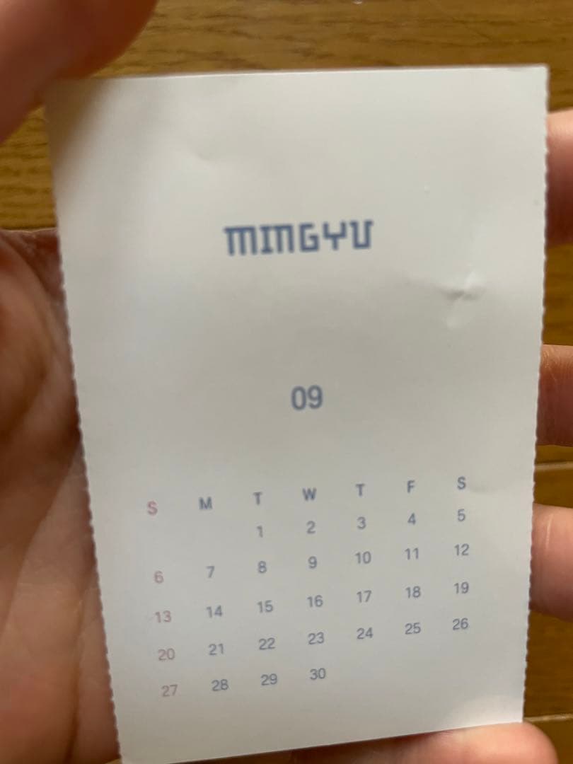 SEVENTEEN セブチ ミンギュ トレカ