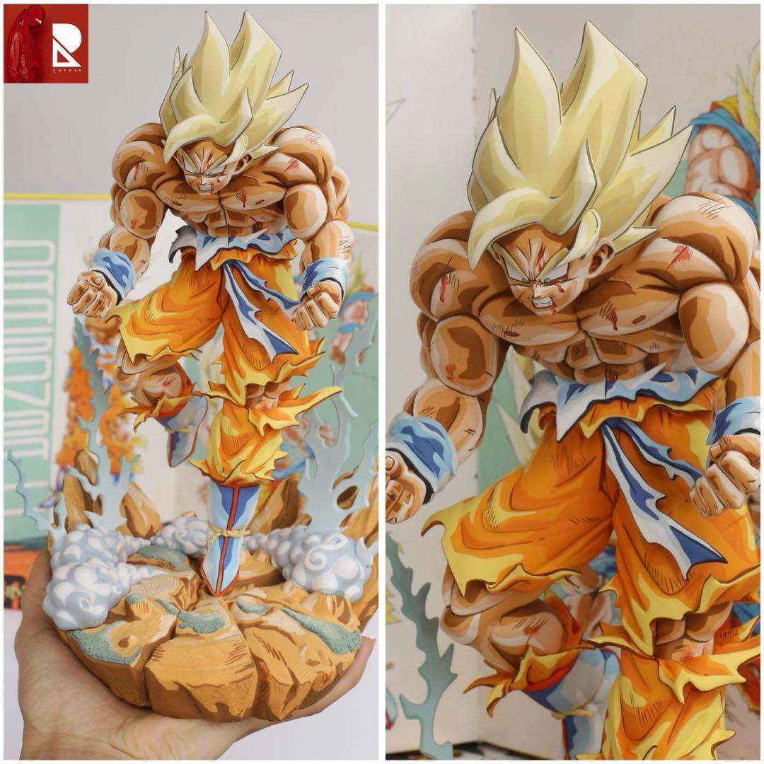 「すべての終わり」ドラゴンボール 超サイヤ人 孫悟空 リペイント 次元彩色