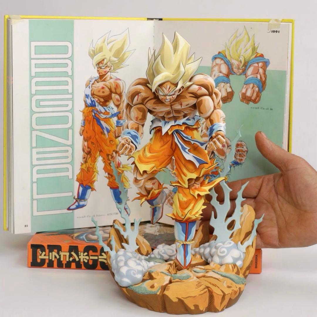 「すべての終わり」ドラゴンボール 超サイヤ人 孫悟空 リペイント 次元彩色