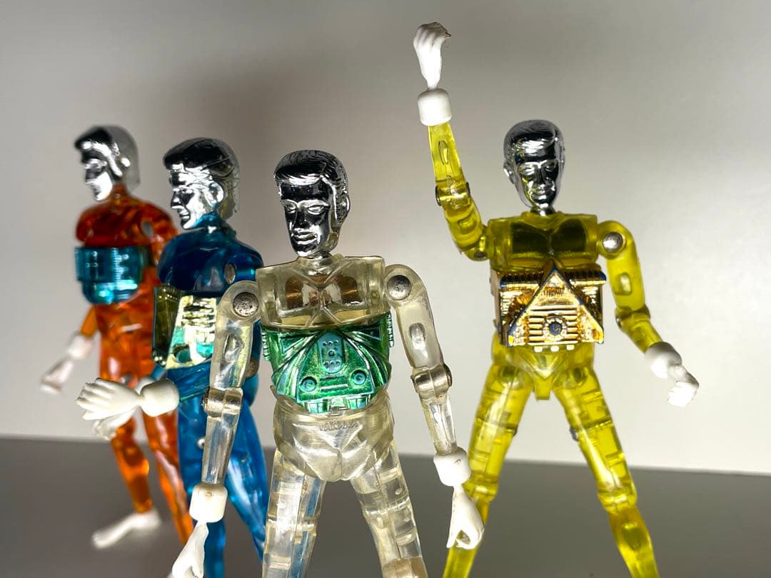 【最貴重・希少・当時品】ミクロマン 初代シリーズ 全4種カラーセット