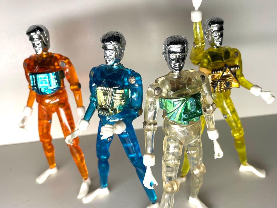 【最貴重・希少・当時品】ミクロマン 初代シリーズ 全4種カラーセット