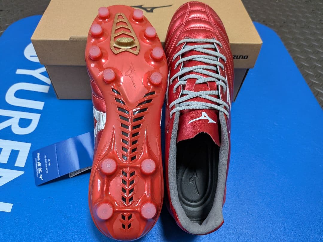 ミズノモナルシーダネオⅢプロ　ZEROグライドシューレース　箱付き