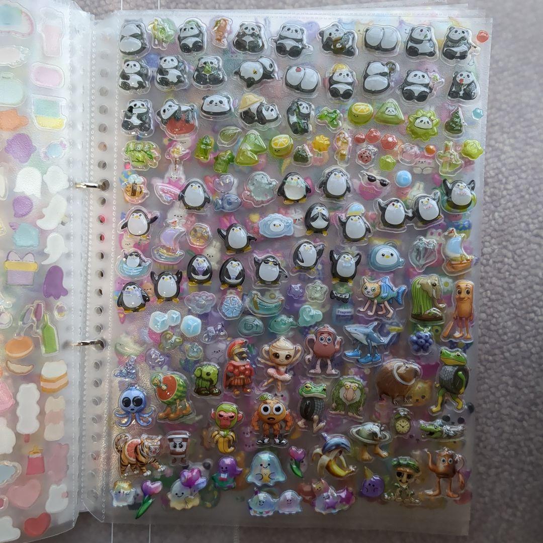 シール帳　完成品　A4サイズファイル