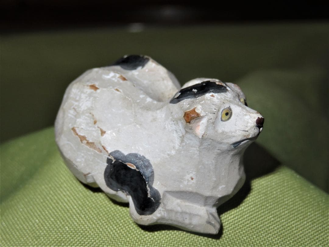 ひろみ◆木嶋良宗　～[猫]の木彫りの根付～　奈良一刀彫の名人◆