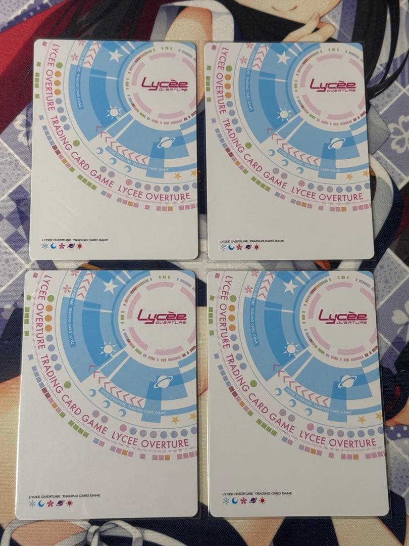 lycee ゆずソフト3.0 魂の送還 明月 栞那 KR 4枚セット