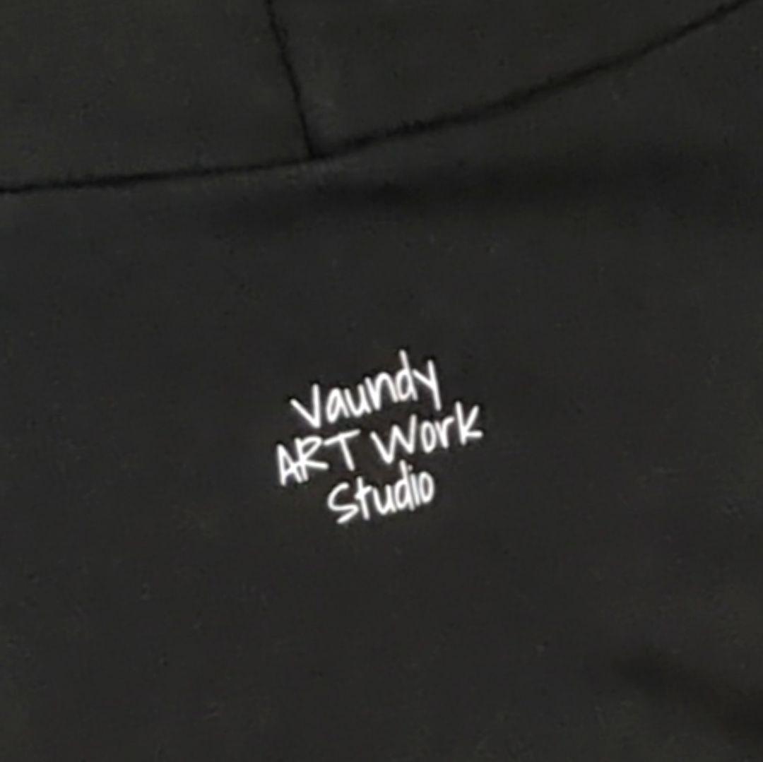 VAUNDY バウンディ 刺繍 ロゴ パーカー M 黒 グッズ