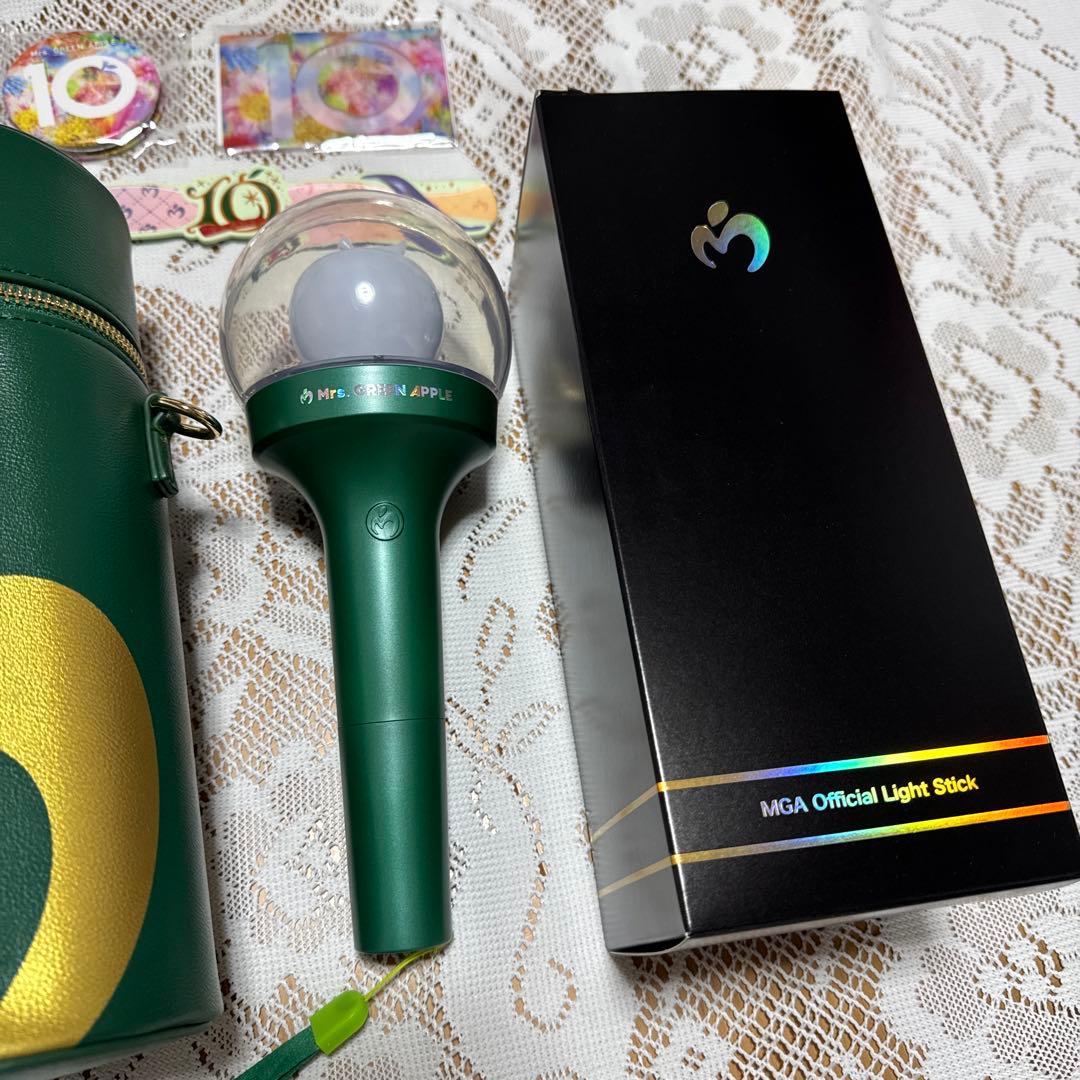ミセスグリーンアップル　ライトスティックケース　本体　ミラー　10 ステッカー