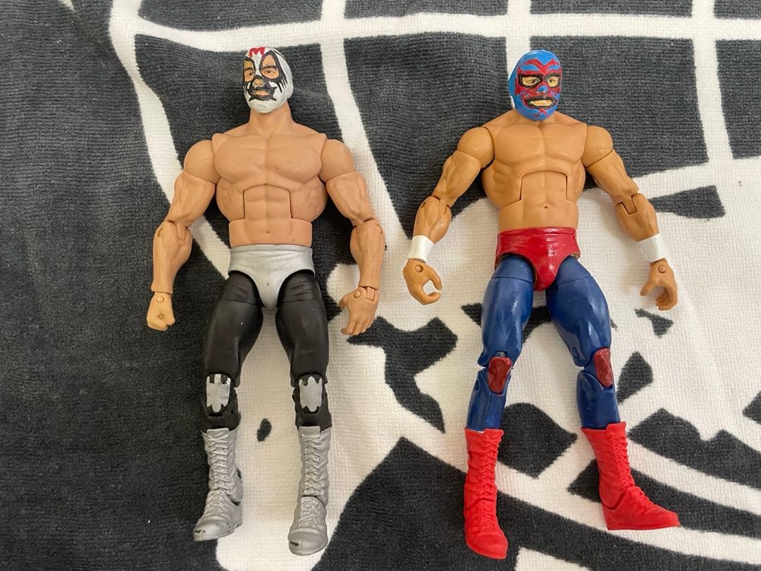 WWE マテル　エリート　ミル・マスカラス&ドスカラス　カスタムフィギュア