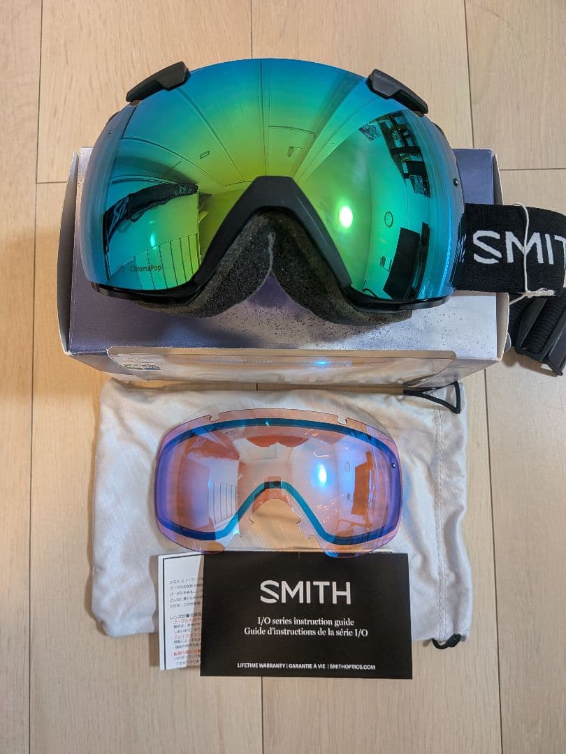 SMITH I/O ゴーグル ミラー レンズ付き