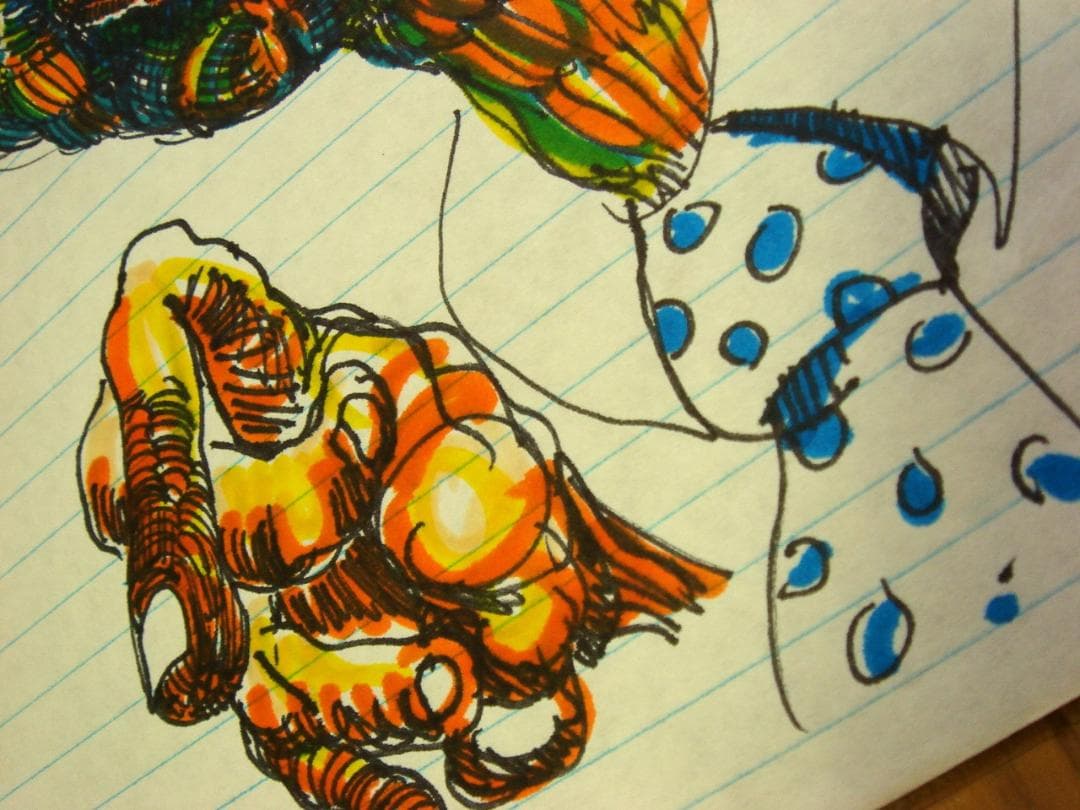 Daniel Johnston ドローイング 80's 初期作品 直筆オリジナル