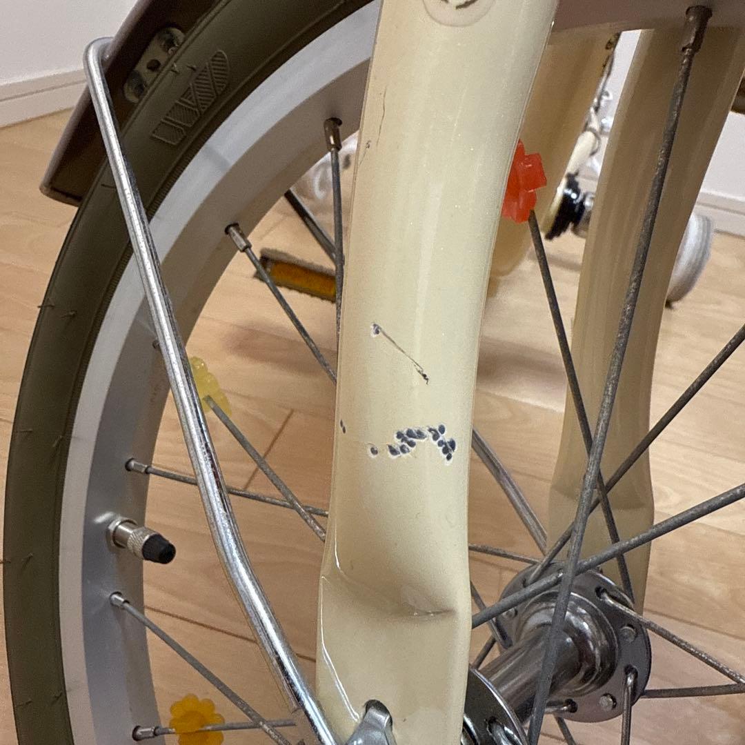 ラプンシェル　自転車　プリンセス　美女と野獣　ベル　16インチ　補助輪あり