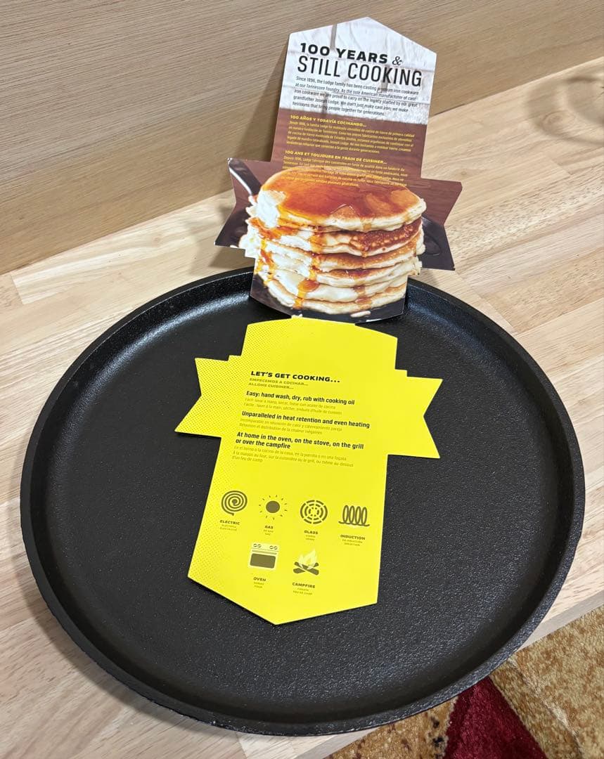 LODGE ロッジ ラウンドグリドル L9OG3