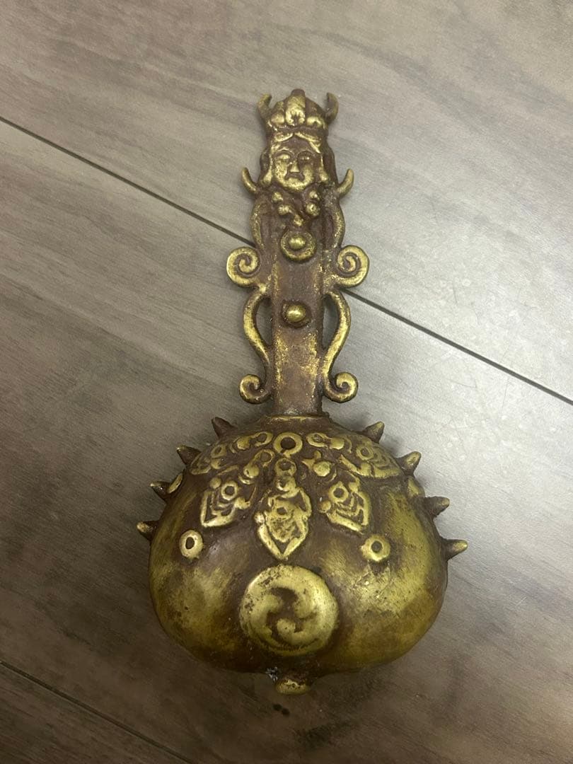 銅鐘 古鰐口 古銅製 江戶時代 古董