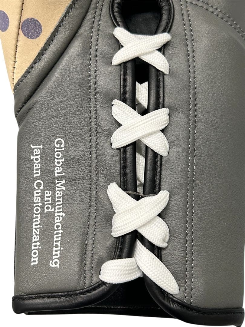 GRIT LACE UP GLOVE DOT JAPAN 本革製　紐式　10oz