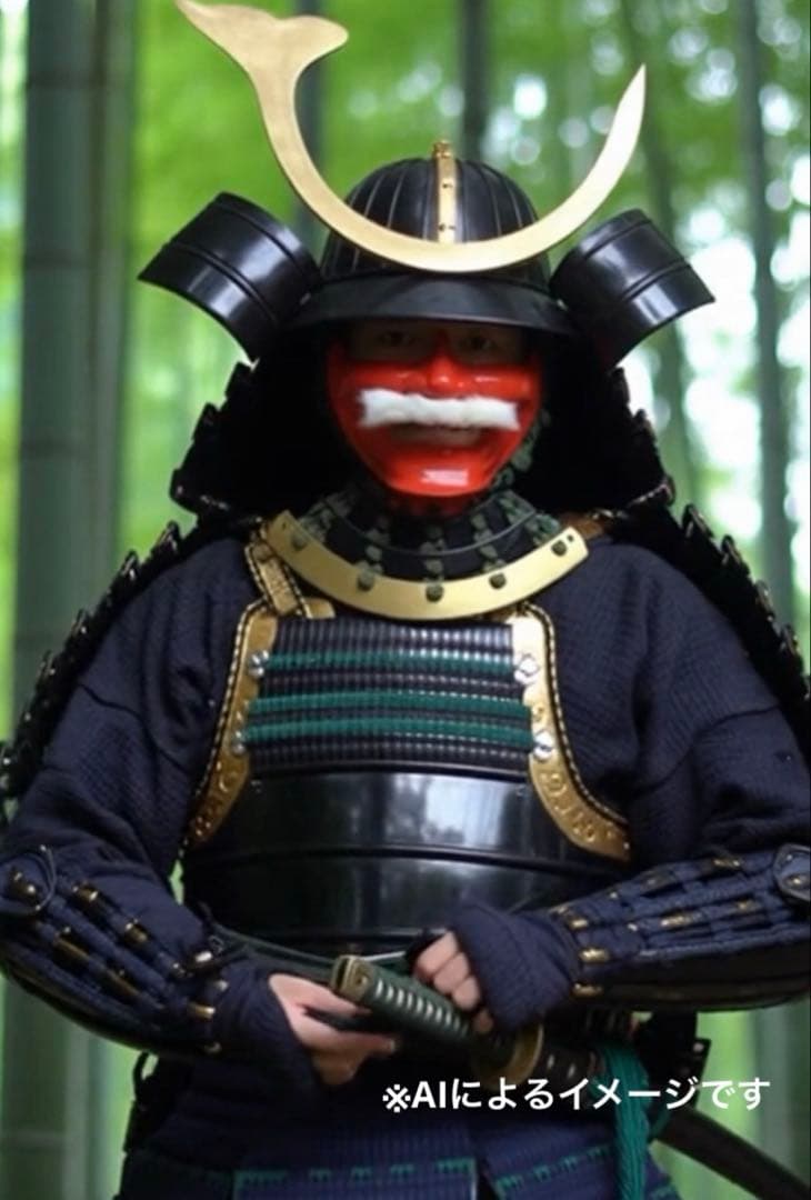 【着用可能】手作り面頬　武具　鎧兜　甲冑　等身大　半頬　ハンドメイド　コスプレ