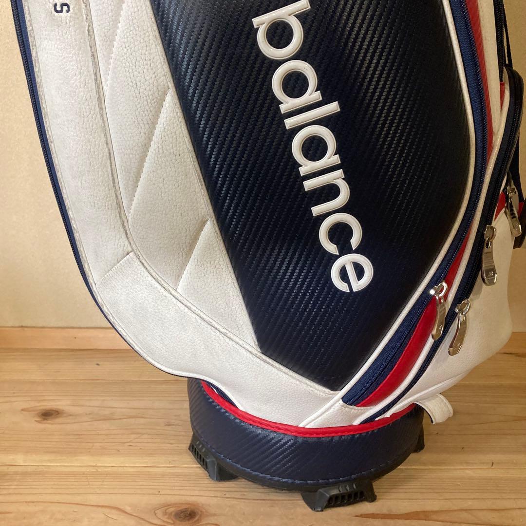 new balance キャディバッグ ホワイトネイビー　レッド　ニューバランス