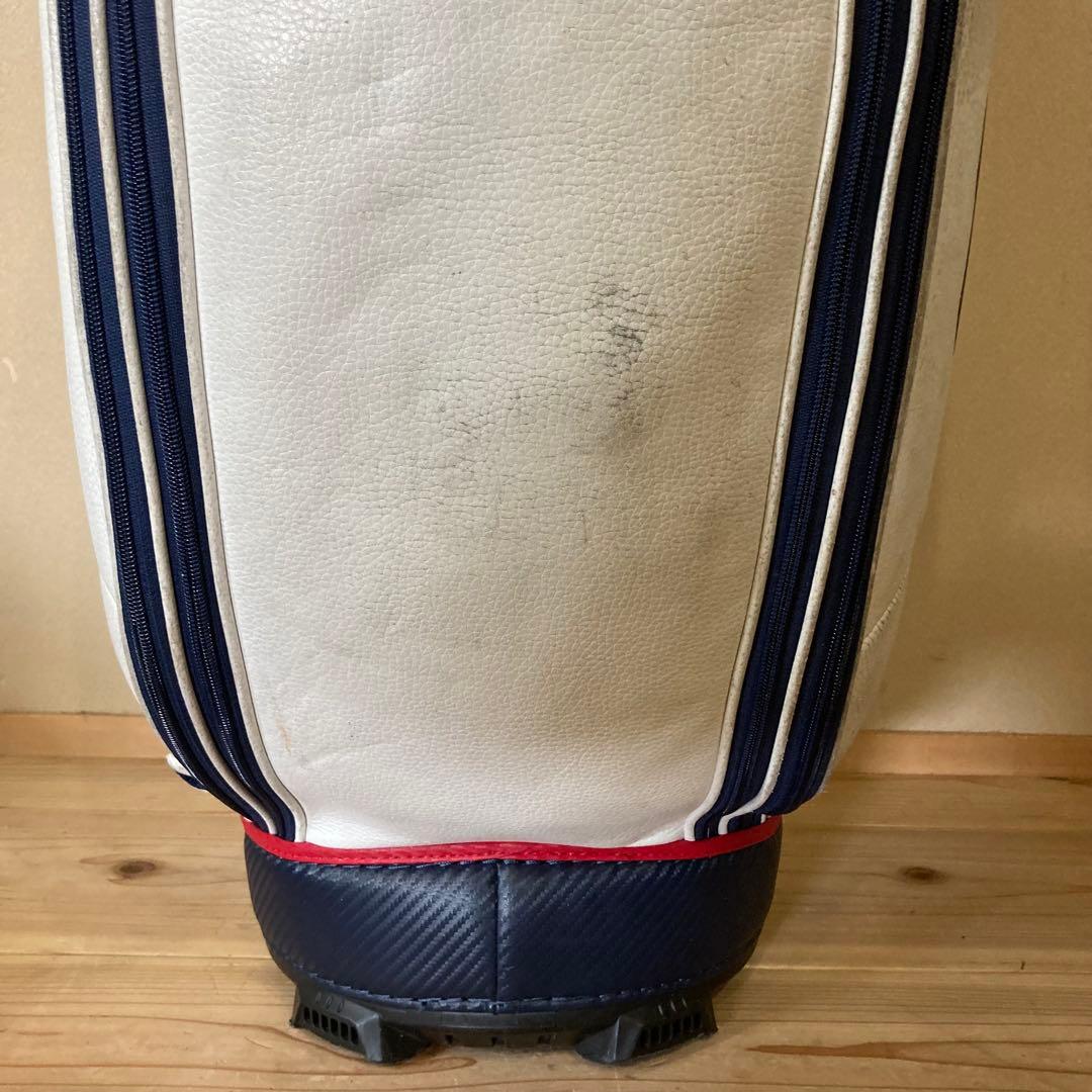 new balance キャディバッグ ホワイトネイビー　レッド　ニューバランス